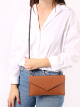 Pochette De Soir�e M Paddock Cuir Etrier Bleu paddock TLOS1670-vue-porte