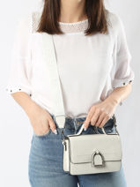 Sac Bandoulière S Altesse Cuir Etrier Blanc altesse EALT048S-vue-porte