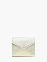 Card Holder Leather Etincelle Irisée Etrier Gold etincelle irisee EETI113