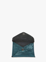 Card Holder Etincelle Irisée Leather Etrier Green etincelle irisee EETI5003-vue-porte
