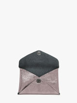 Card Holder Etincelle Irisée Leather Etrier Silver etincelle irisee EETI5003-vue-porte