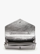 Wallet Etincelle Irisée Leather Etrier Silver etincelle irisee EETI5008-vue-porte