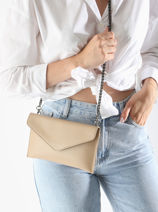 Pochette De Soirée M Paddock Cuir Etrier Marron paddock TLOS1670-vue-porte