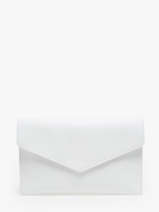 Pochette De Soirée L Paddock Cuir Etrier Blanc paddock EPAD075L