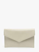 Pochette De Soirée L Paddock Cuir Etrier Beige paddock EPAD075L