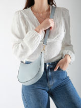 Sac Bandoulière S Tradition Cuir Etrier Bleu tradition ETRA102S-vue-porte