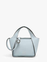 Sac Bandoulière S Foudre Cuir Etrier Bleu foudre EFOD107S