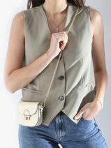 Sac Bandoulière Altair Cuir Etrier Beige altair EALA081X-vue-porte
