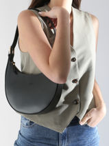 Sac Porté épaule Altair Cuir Etrier Noir altair EALA104M-vue-porte