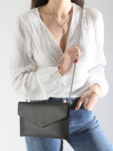 Pochette De Soirée L Paddock Cuir Etrier Noir paddock EPAD075L-vue-porte