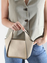 Sac Bandoulière S Foudre Cuir Etrier Beige foudre EFOD107S-vue-porte