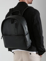 Sac à Dos Business Flèche 2 Compartiments + Pc 15" Etrier Noir fleche EFLE8282-vue-porte