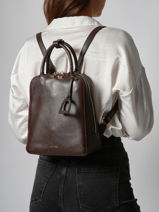 Sac  Dos Tradition Cuir Etrier Marron tradition ETRAB37S-vue-porte