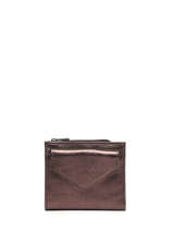 Coin Purse Leather Etincelle Irisée Etrier Brown etincelle irisee EETI810