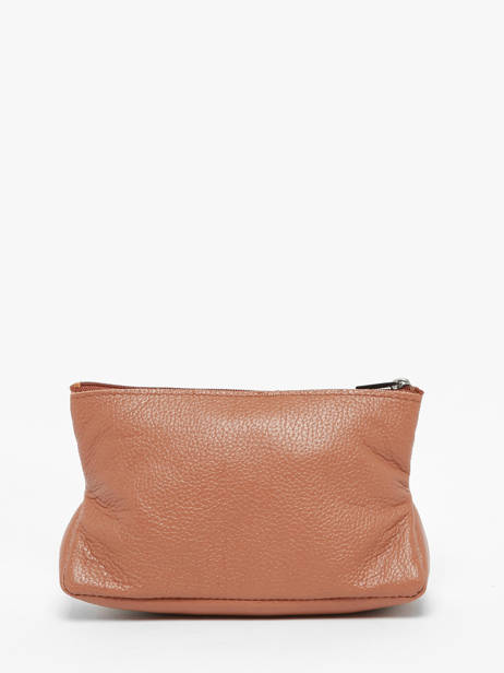 Pouch Madras Leather Etrier Brown madras EMAD853 other view 2