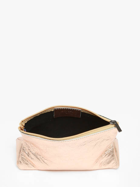 Pouch Leather Etincelle Irisée Etrier Pink etincelle irisee EETI853 other view 1