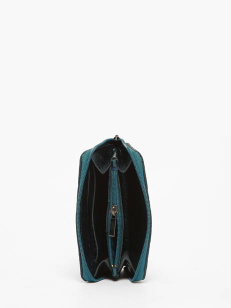 Coin Purse Leather Etincelle IrisÃ©e Etrier Blue etincelle irisee EETI900 other view 1