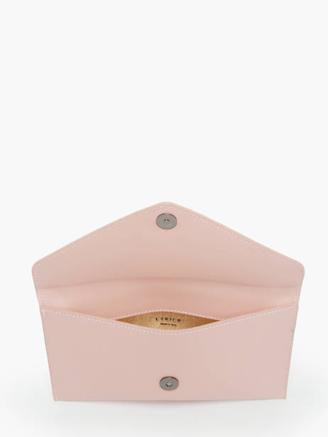 Medium Leather Paddock Clutch Bag Etrier Pink paddock TLOS1670 other view 3