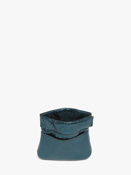 Porte-monnaie Etincelle Irisée Cuir Etrier Vert etincelle irisee EETI5005 vue secondaire 1