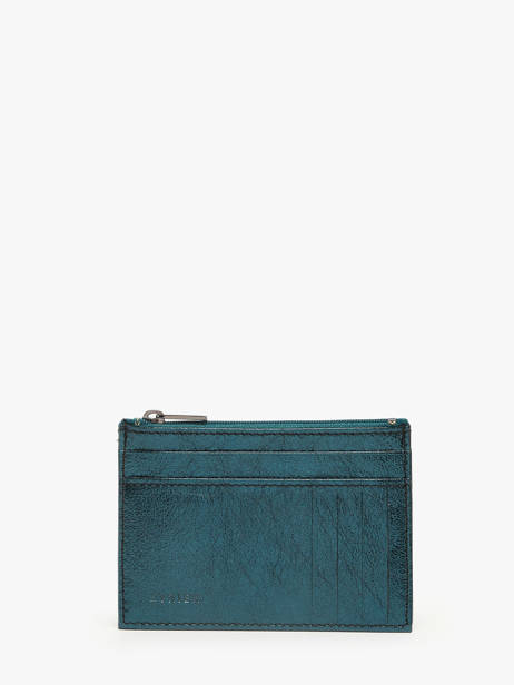 Card Holder Etincelle Irisée Leather Etrier Green etincelle irisee EETI5004