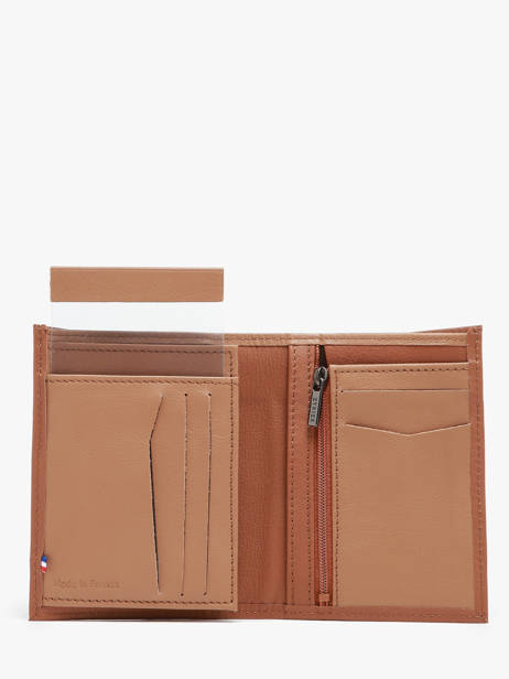 Portefeuille Porte-monnaie Cadence Cuir Etrier Marron cadence ECAD5143 vue secondaire 2