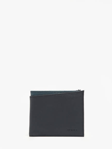 Wallet With Coin Purse Cadence Leather Etrier Blue cadence ECAD5009