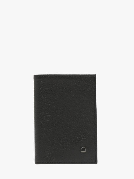 Wallet With Coin Purse Madras Leather Etrier Black madras EMAD941