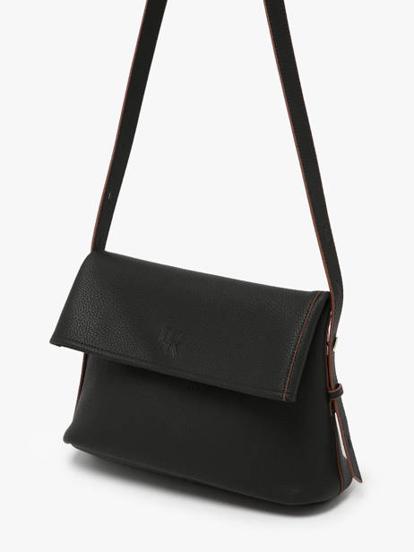 Shoulder Bag Cavalier Leather Etrier Black cavalier ECLR135M other view 2