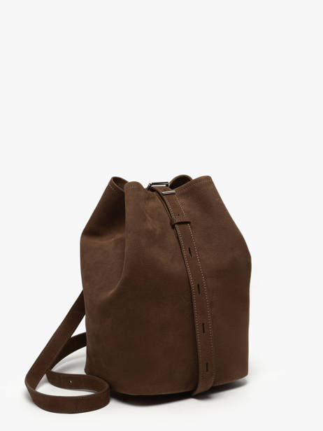 Shoulder Bag Backpack M Cavalier Nubuck Leather Etrier Brown cavalier nubuck ECAN126M other view 5