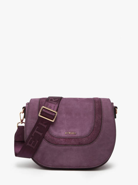 Crossbody Bag M Lasso Leather Etrier Violet lasso ELAS152M