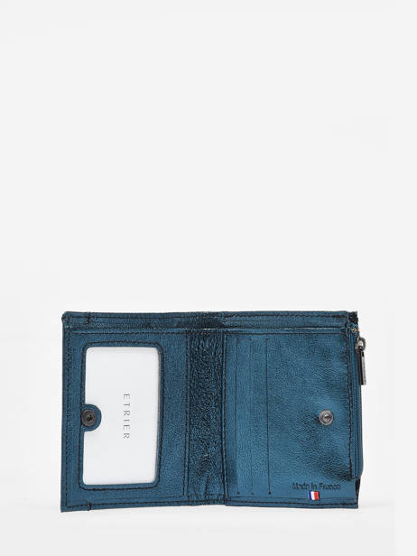 Coin Purse Leather Etincelle Irisée Etrier Green etincelle irisee EETI810 other view 1